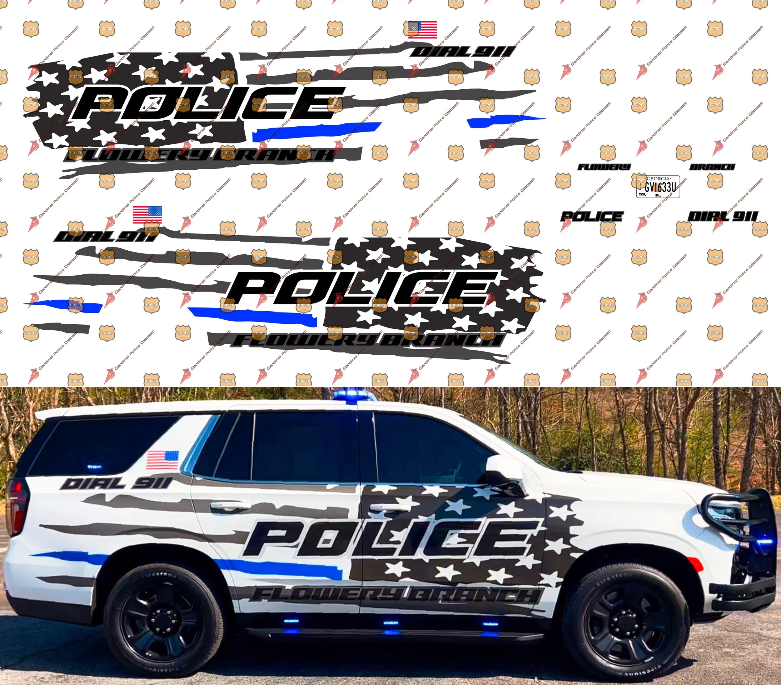 Biloxi, MS Police Department — Cardinal Police Diecast